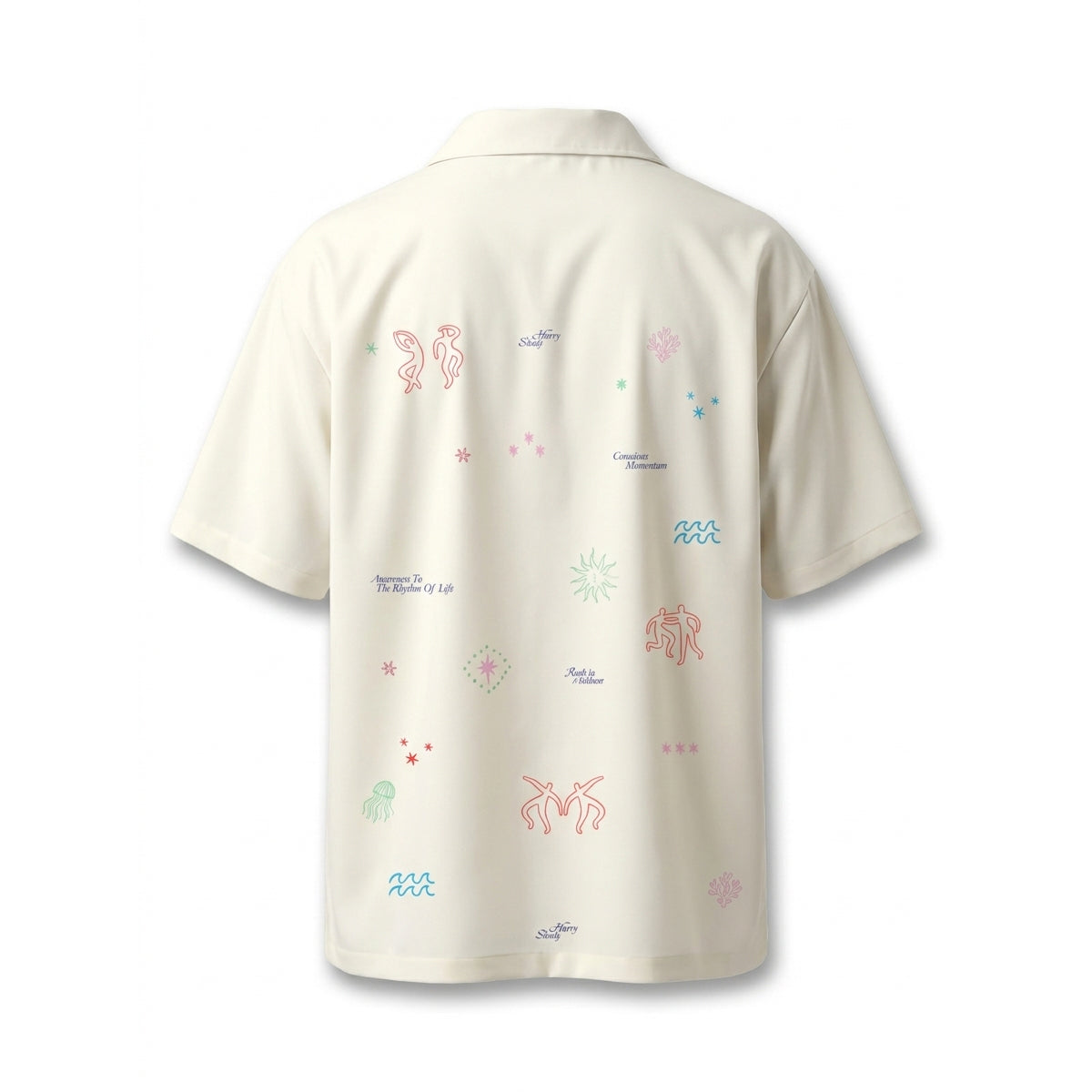 Hurry Slowly White Shirt