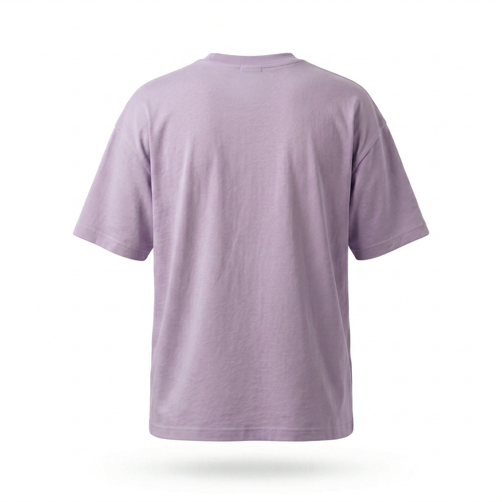 Purple T-Shirt - Green, you unite with the earth, a palm tree that lights the sky