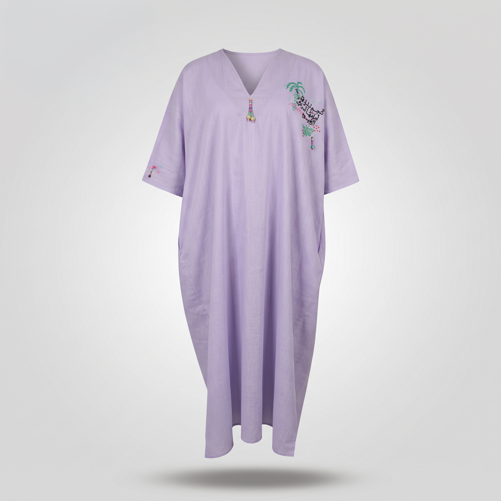 Purple dress - Like a star in the night, before which flocks of clouds drift by