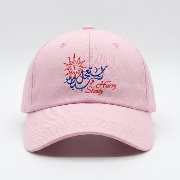 Hurry Slowly Pink cap
