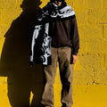 Black and Gray scarf - Who else but me could keep you warm