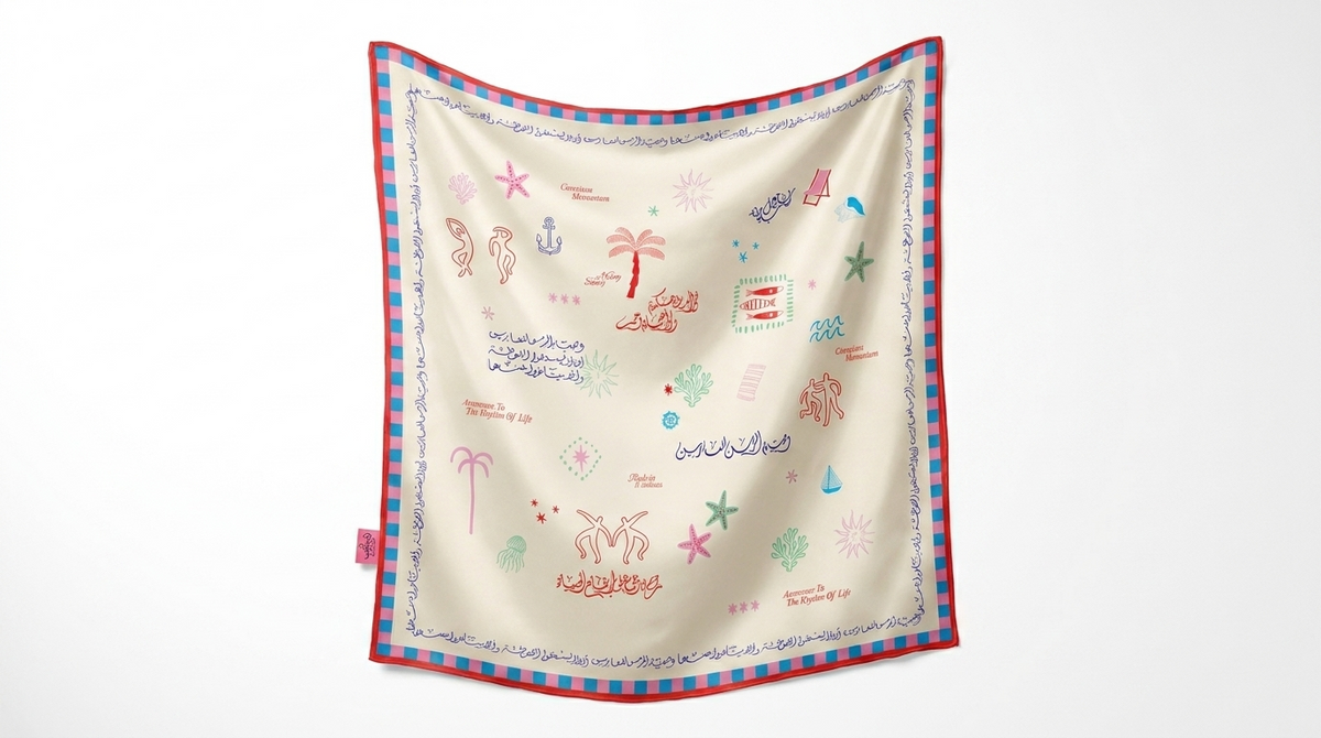Hurry Slowly Colored scarf