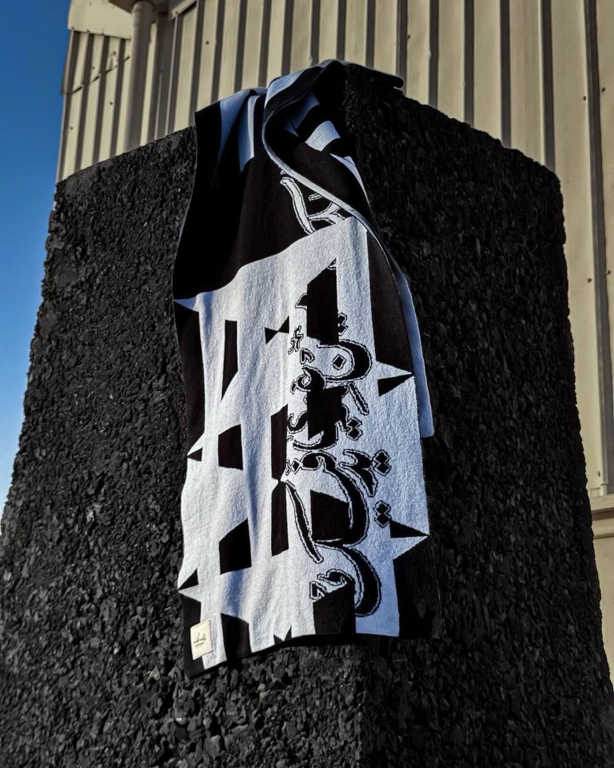 Black and Gray scarf - Who else but me could keep you warm