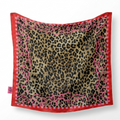 Red and Pink Leopard Print scarf